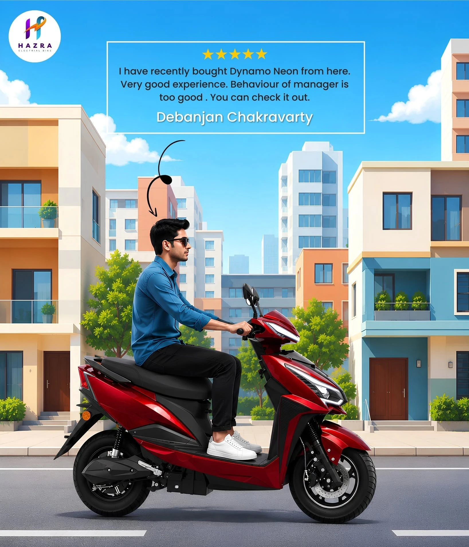 Hazra EV scooter